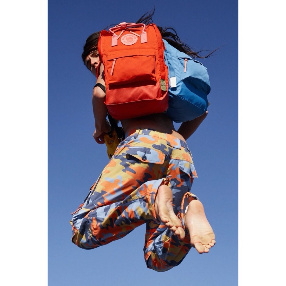 Acne Studios x Fjällräven Kånken Backpack Bag G-1000 Tarpaulin Deep Orange